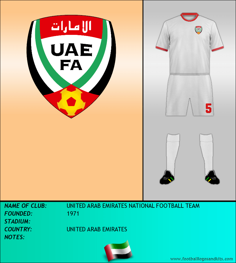 Logo of UNITED ARAB EMIRATES NATIONAL FOOTBALL TEAM