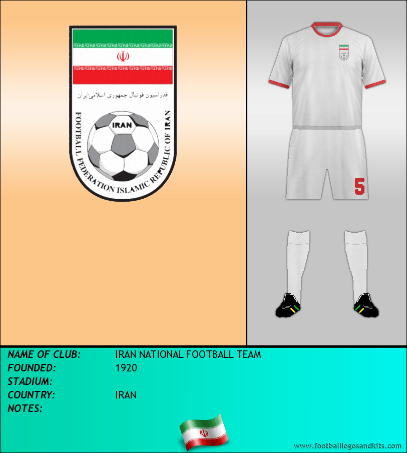 Logo of IRAN NATIONAL FOOTBALL TEAM