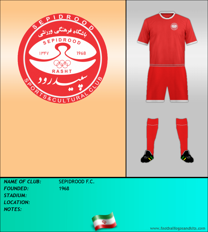Logo of SEPIDROOD F.C.