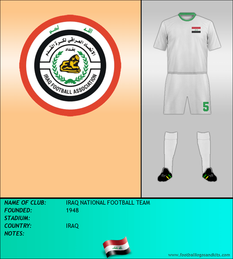 Logo of IRAQ NATIONAL FOOTBALL TEAM