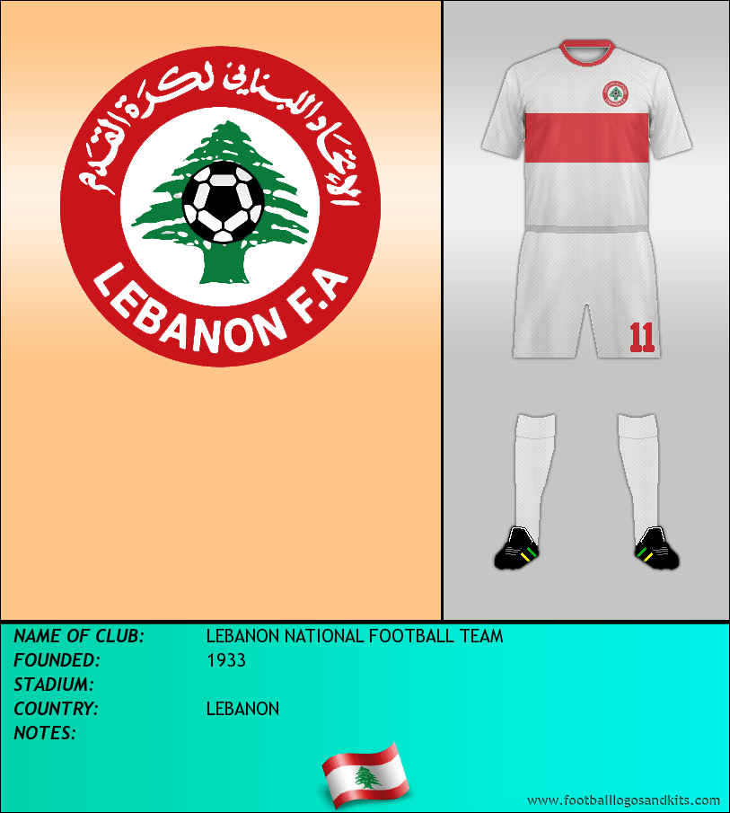 Logo of LEBANON NATIONAL FOOTBALL TEAM