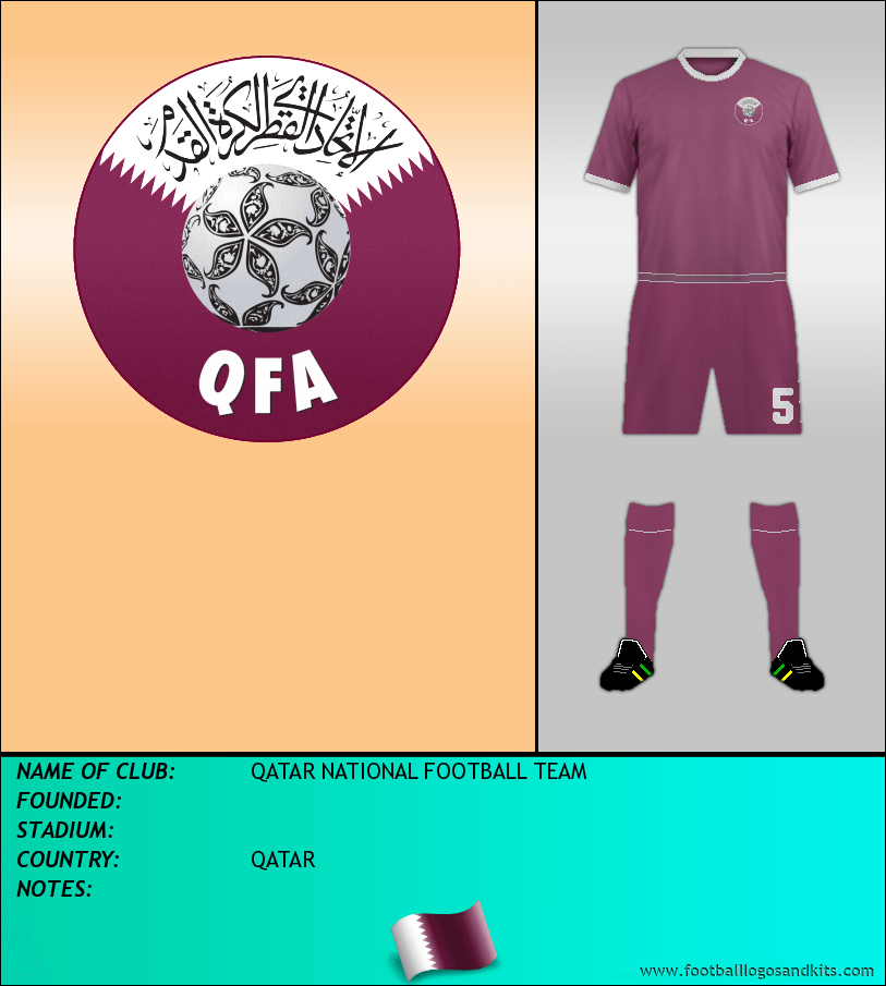 Logo of QATAR NATIONAL FOOTBALL TEAM