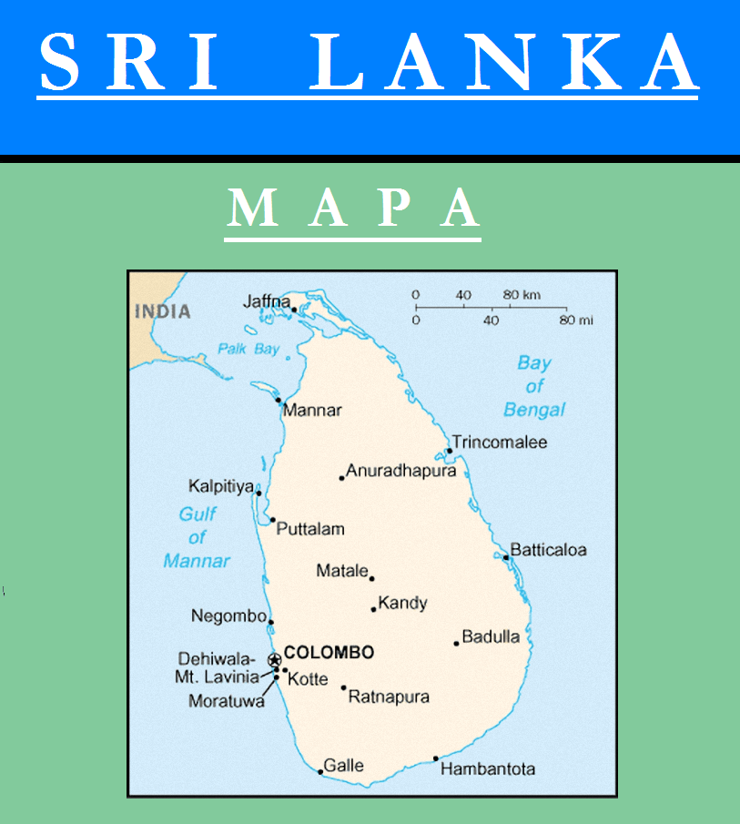 のロゴスリランカの地図