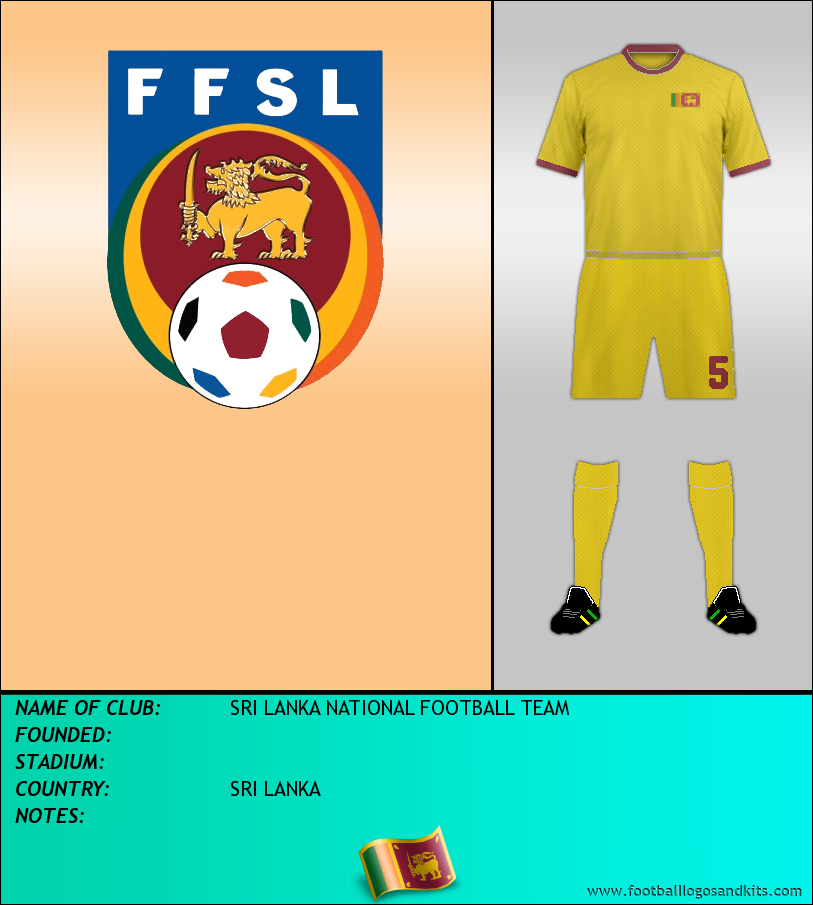 Logo of SRI LANKA NATIONAL FOOTBALL TEAM