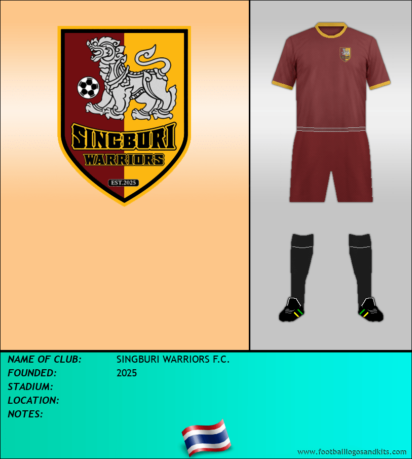 Logo of SINGBURI WARRIORS F.C.