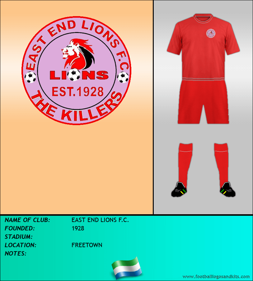 Logo of EAST END LIONS F.C.