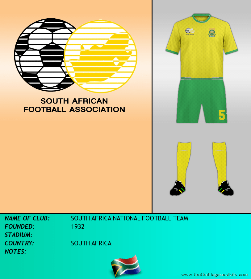 Logo of SOUTH AFRICA NATIONAL FOOTBALL TEAM