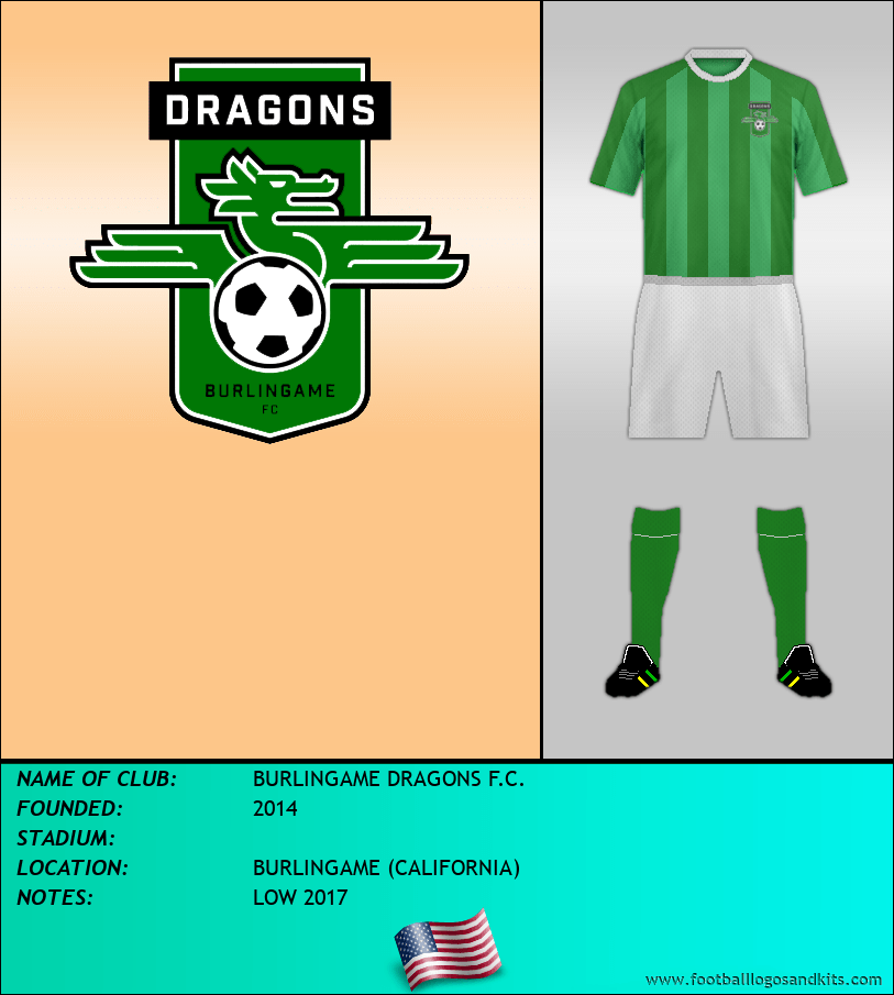 Logo of BURLINGAME DRAGONS F.C.