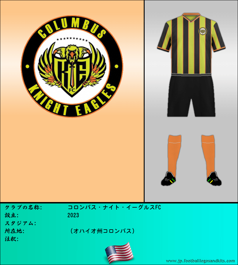 のロゴコロンバス・ナイト・イーグルスFC