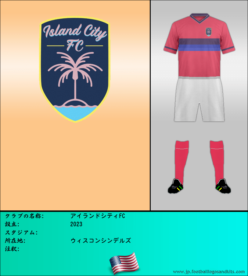 のロゴアイランドシティFC