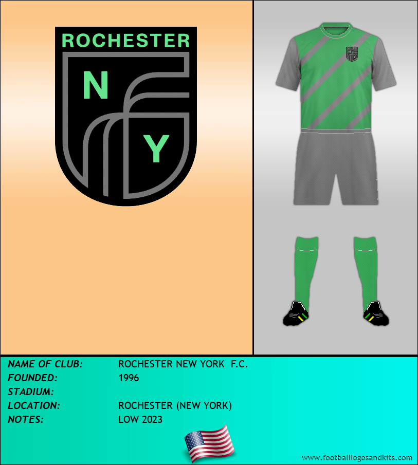 Logo of ROCHESTER NEW YORK  F.C.