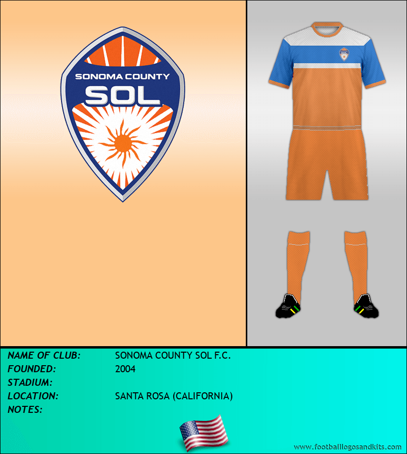 Logo of SONOMA COUNTY SOL F.C.