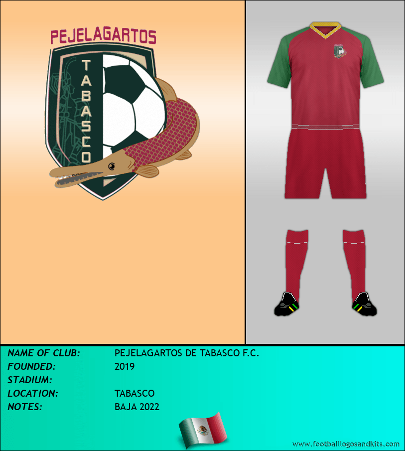 Logo of PEJELAGARTOS DE TABASCO F.C.