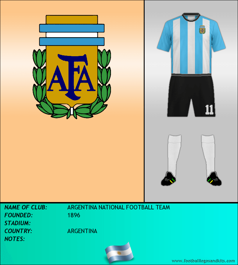 Logo of ARGENTINA NATIONAL FOOTBALL TEAM