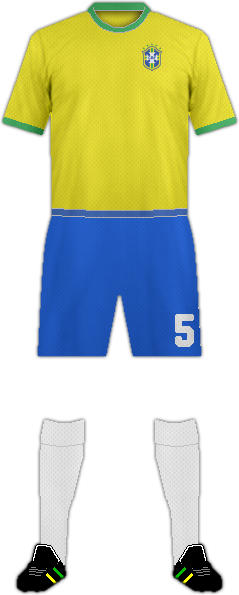 Kit BRAZIL NATIONAL FOOTBALL TEAM