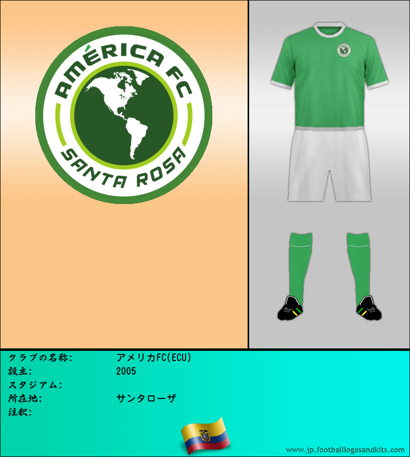 のロゴアメリカFC(ECU)