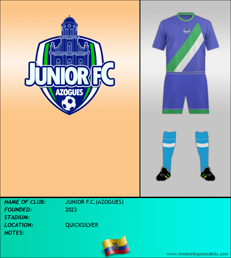 Logo of JUNIOR F.C.(AZOGUES)