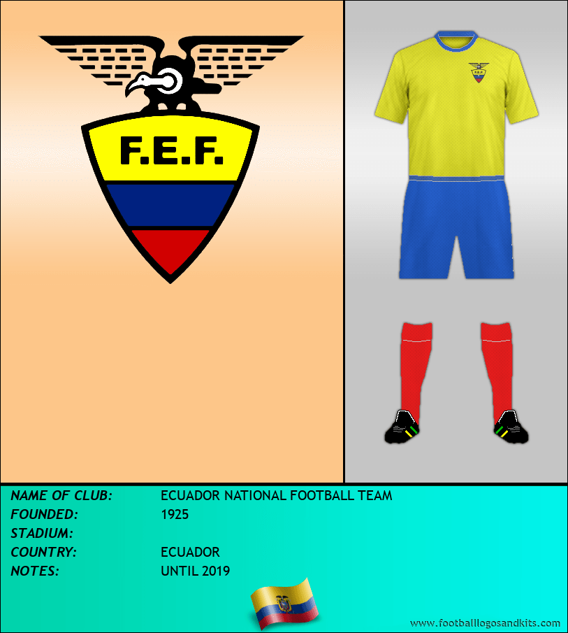 Logo of ECUADOR NATIONAL FOOTBALL TEAM