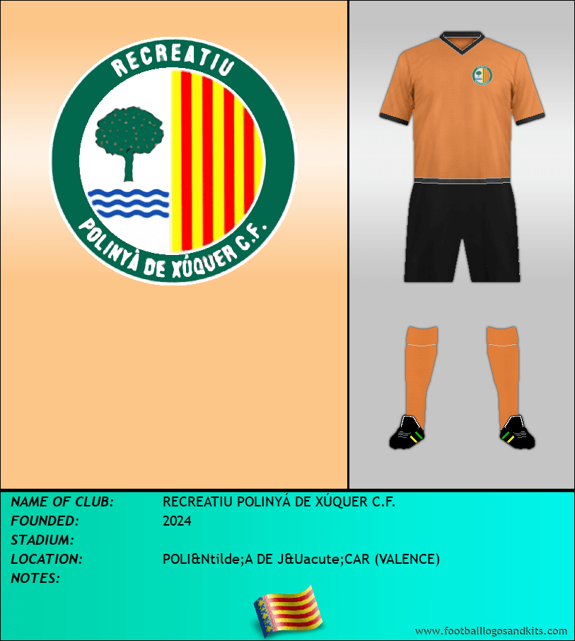 Logo of RECREATIU POLINYÁ DE XÚQUER C.F.