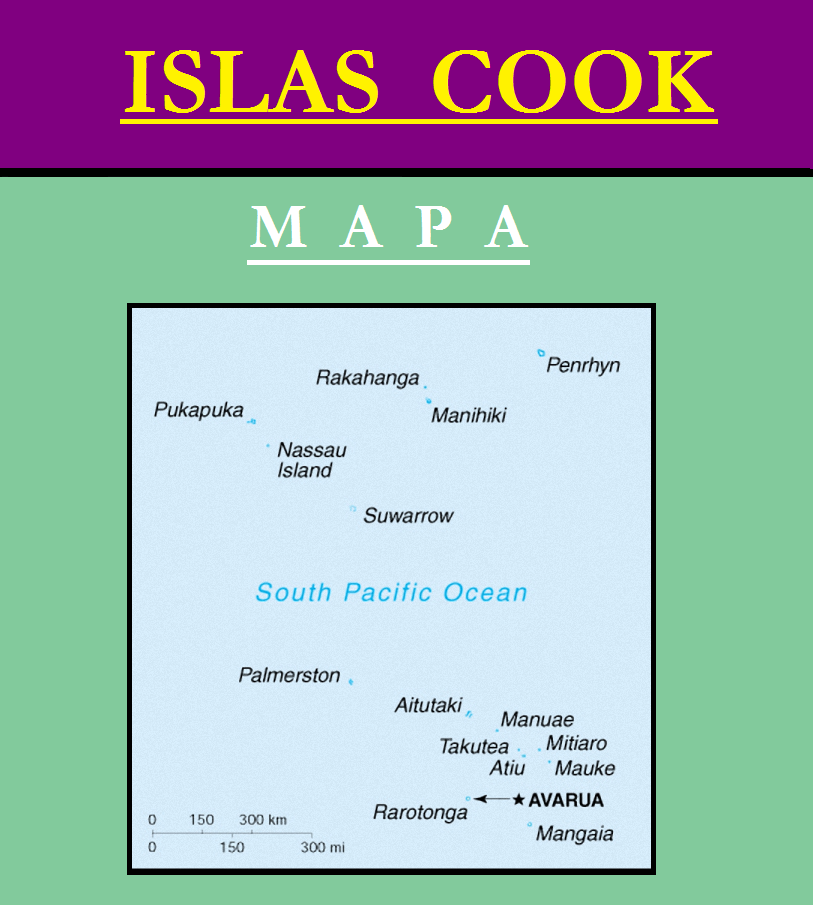 のロゴクック諸島の地図