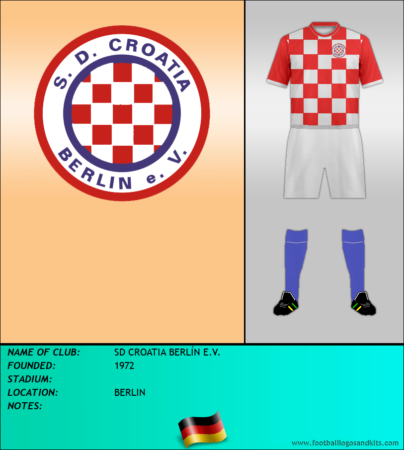 Logo of SD CROATIA BERLÍN E.V.