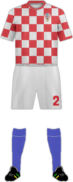 Kit CROATIA NATIONAL FOOTBALL TEAM
