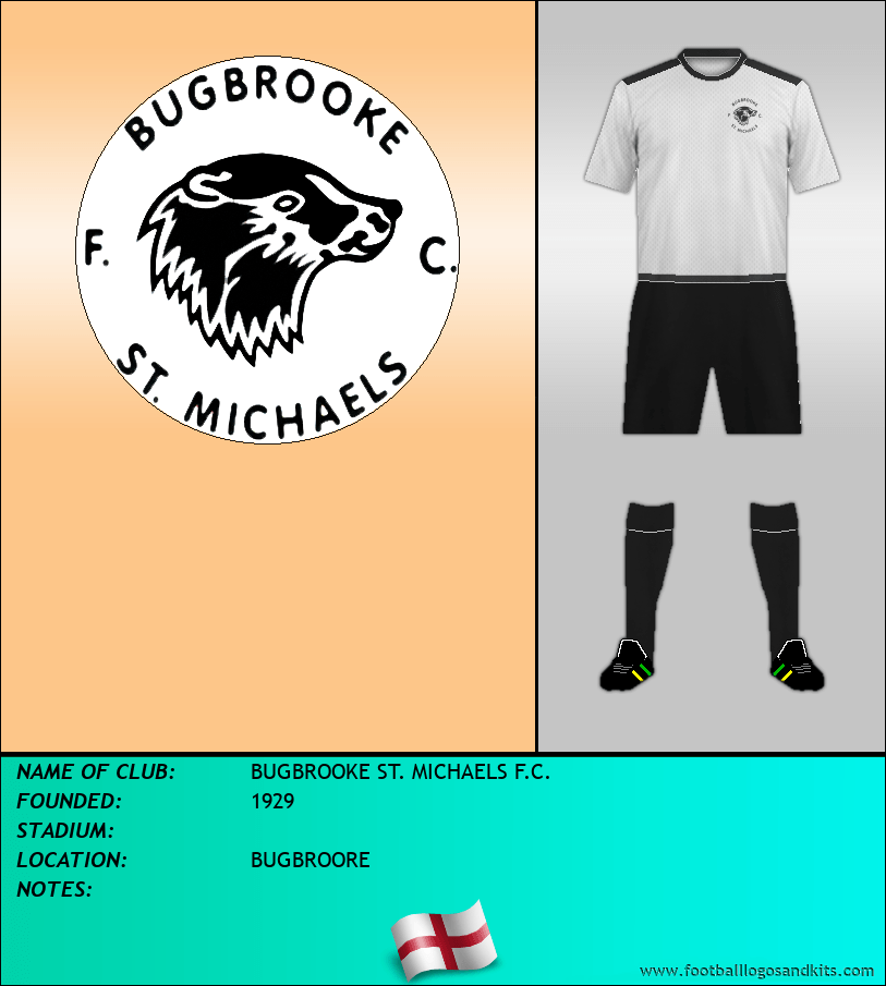 Logo of BUGBROOKE ST. MICHAELS F.C.
