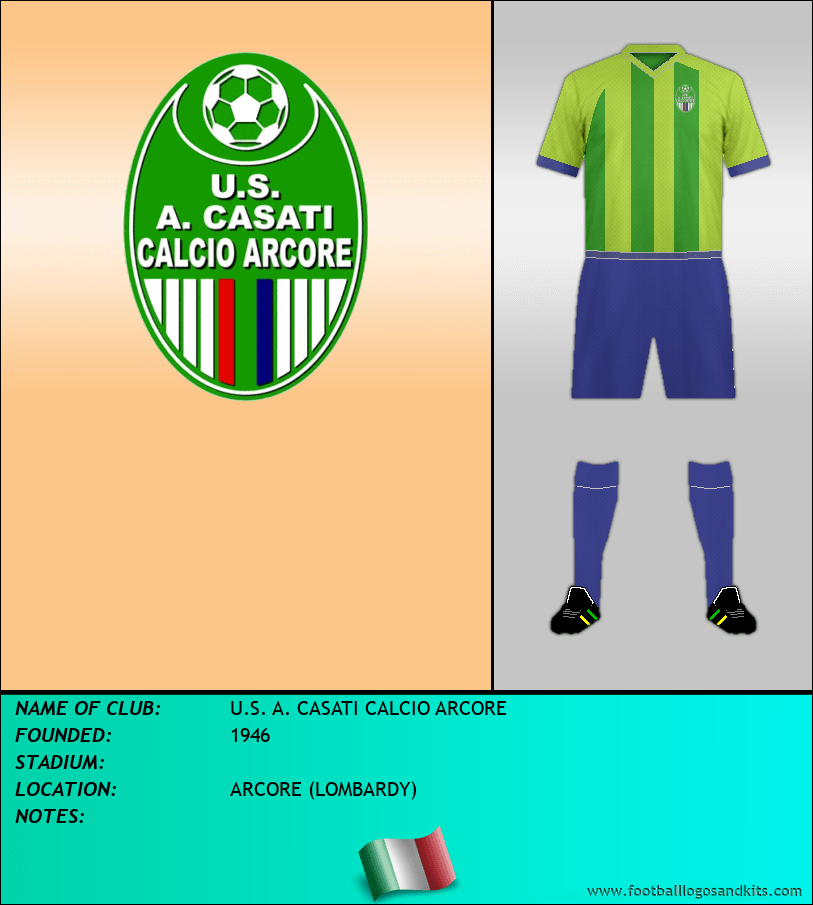 Logo of U.S. A. CASATI CALCIO ARCORE