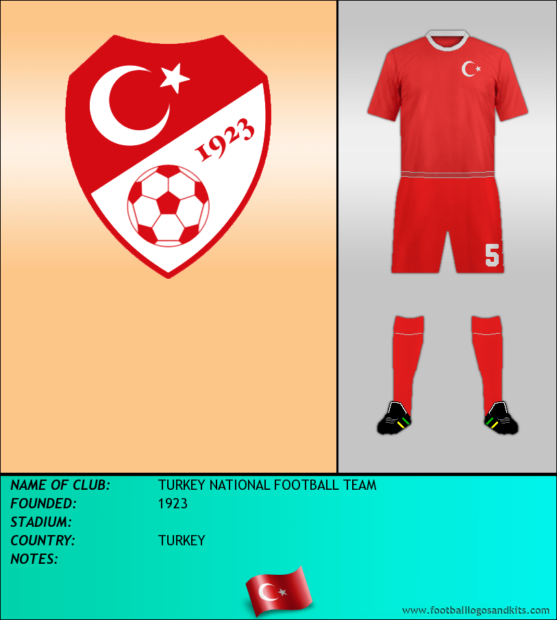 Logo of TURKEY NATIONAL FOOTBALL TEAM