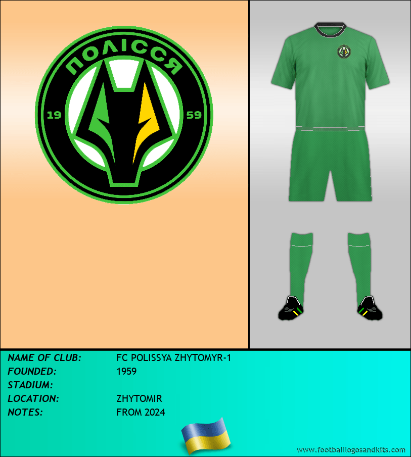 Logo of FC POLISSYA ZHYTOMYR-1