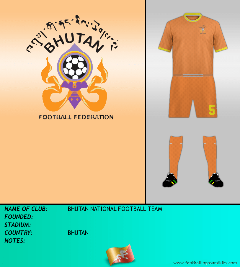 Logo of BHUTAN NATIONAL FOOTBALL TEAM