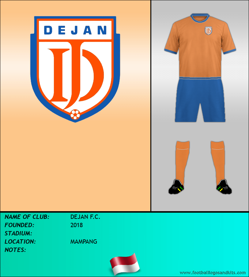 Logo of DEJAN F.C.