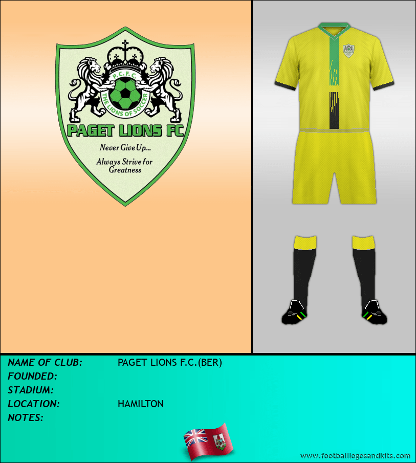 Logo of PAGET LIONS F.C.(BER)