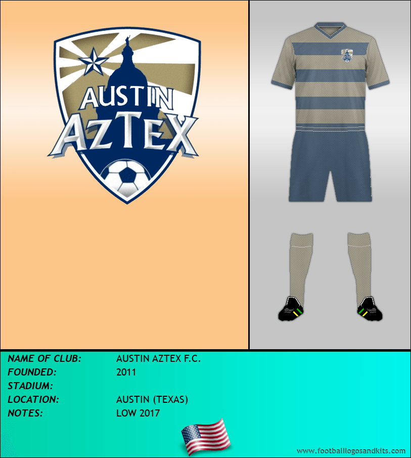 Logo of AUSTIN AZTEX F.C.