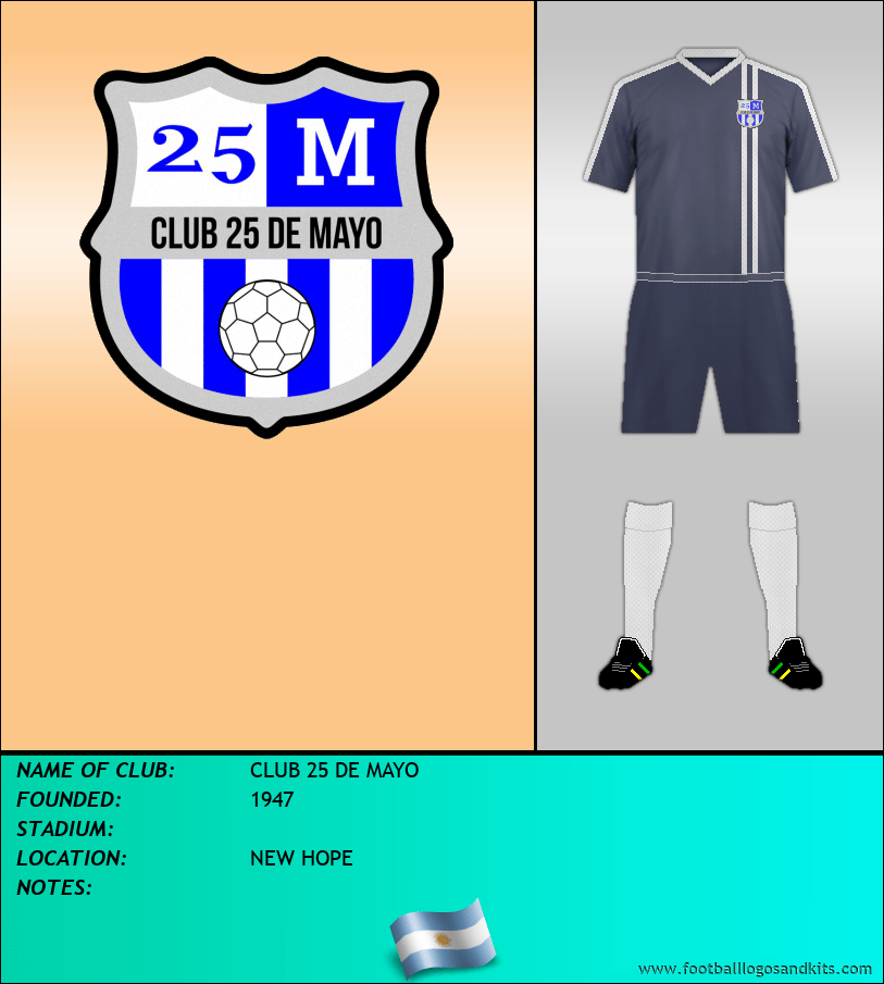 Logo of CLUB 25 DE MAYO