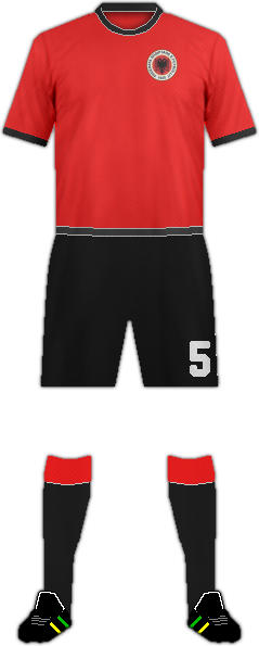 Kit ALBANIA NATIONAL FOOTBALL TEAM