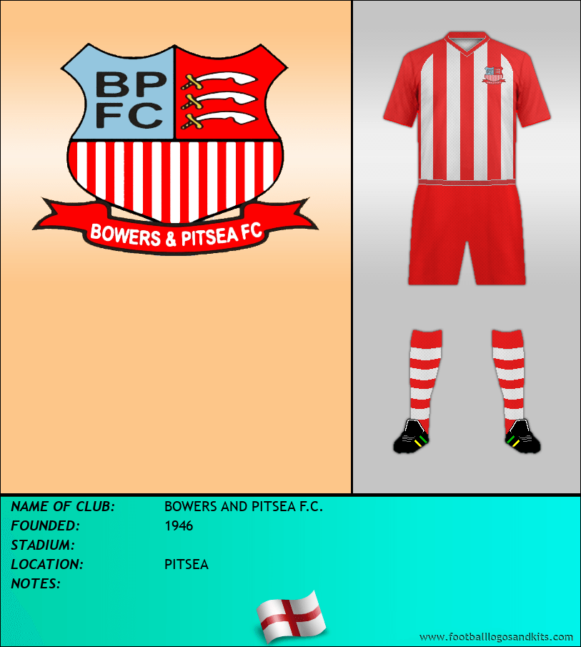 Logo of BOWERS AND PITSEA F.C.