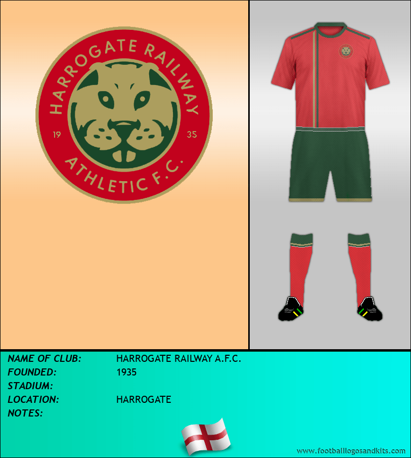 Logo of HARROGATE RAILWAY A.F.C.