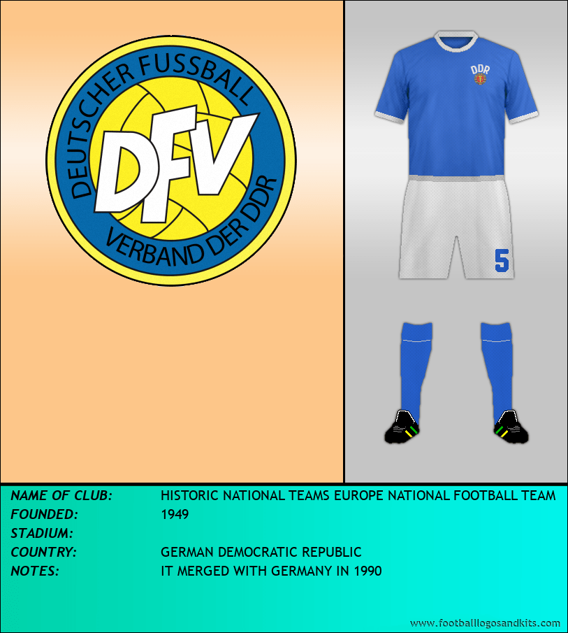 Logo of HISTORIC NATIONAL TEAMS EUROPE NATIONAL FOOTBALL TEAM