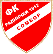 F.K. RADNIČKI SOMBOR 1912, Serbian professional football club, vintage flag  !