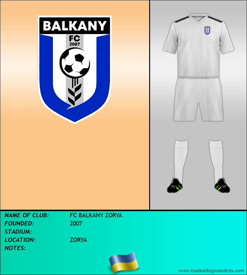 Logo of FC BALKANY ZORYA
